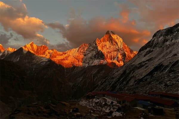 Annapurna base camp trekking map