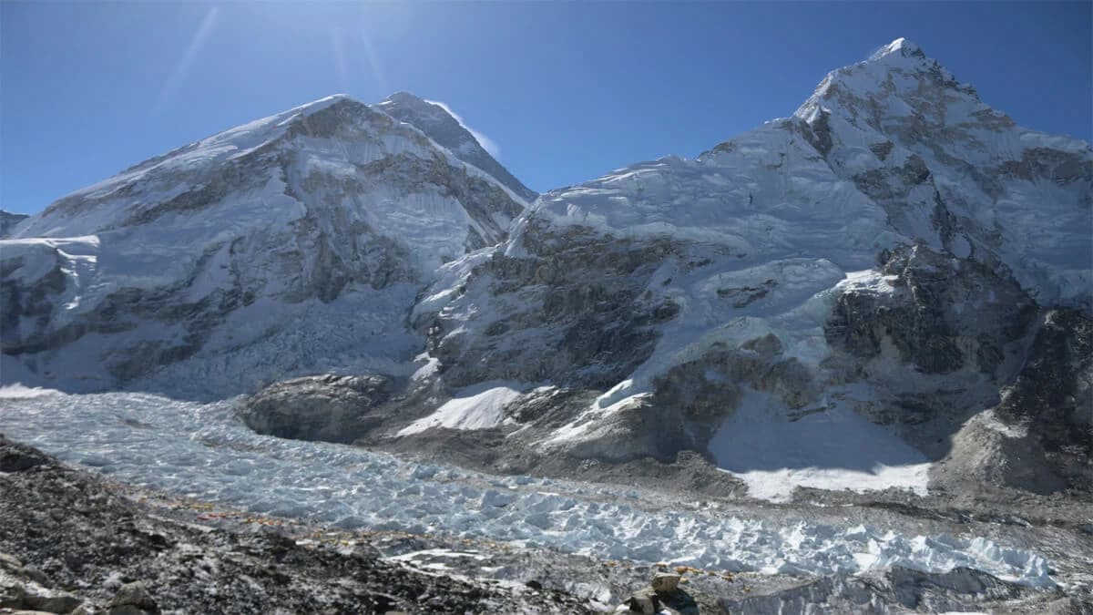 hiking to the Base Camp of Everest