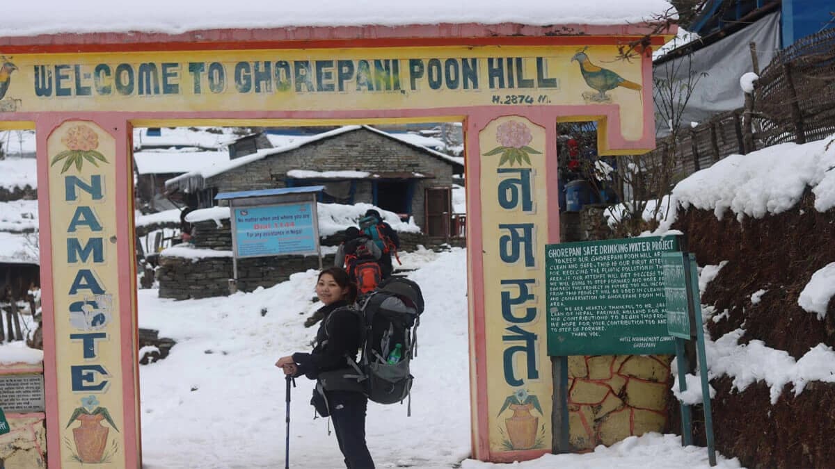 Ghorepani Ghandruk Trek