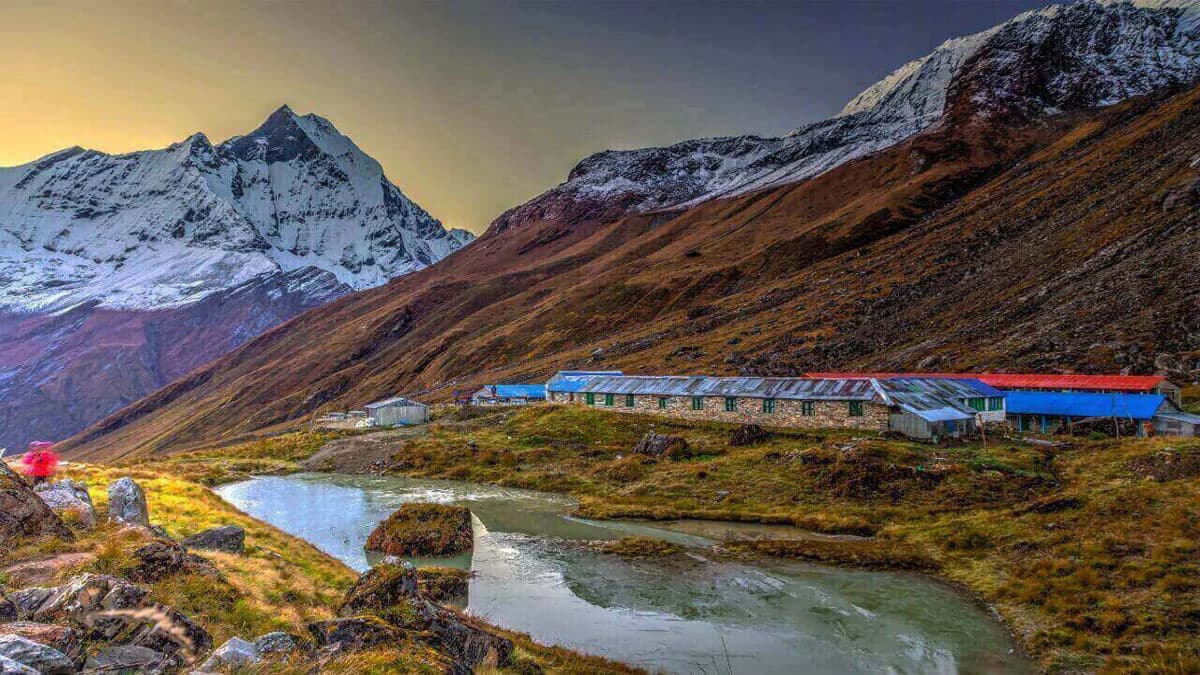 Hiking to Annapurna Base Camp