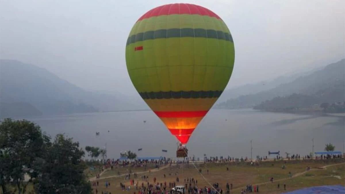 Hot Air Balloon In Nepal