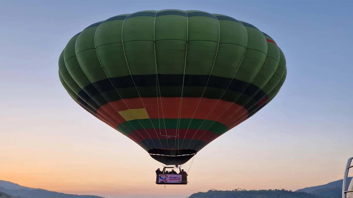 Hot Air Balloon In Nepal