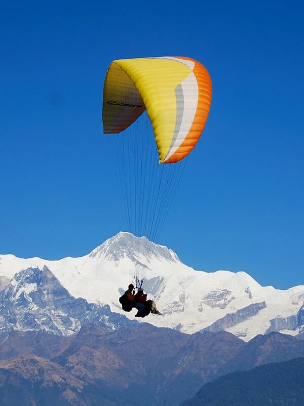 Paragliding in Nepal