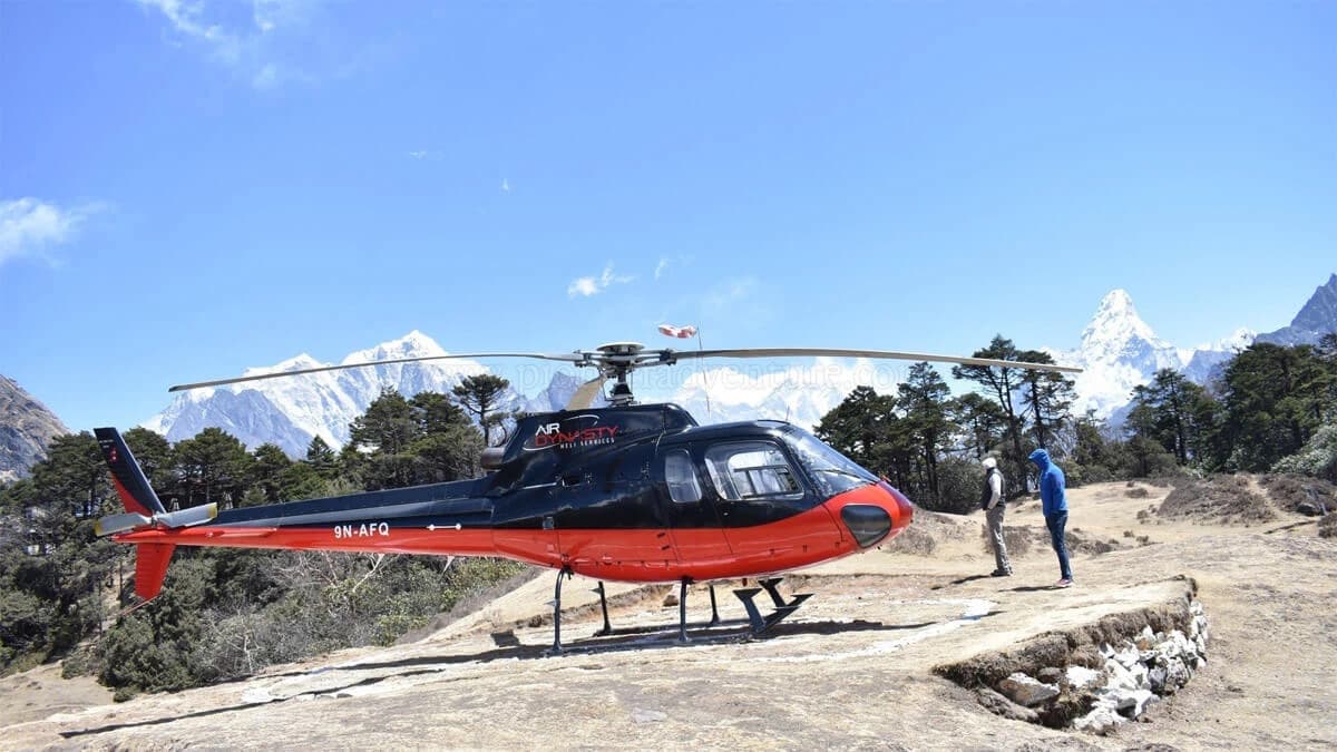 Best time for Everest helicopter tour