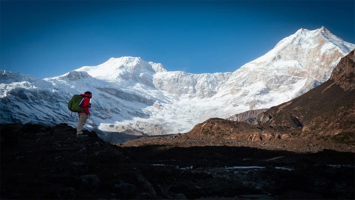 Manaslu Circuit Trek map