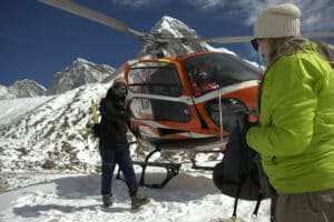 A Thrilling Twist: Reaching New Heights with Helicopter Return from Everest Base Camp